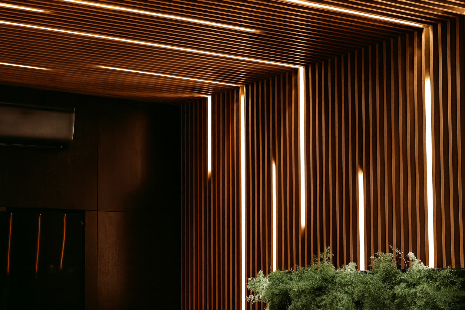 WPC interior fluted panels