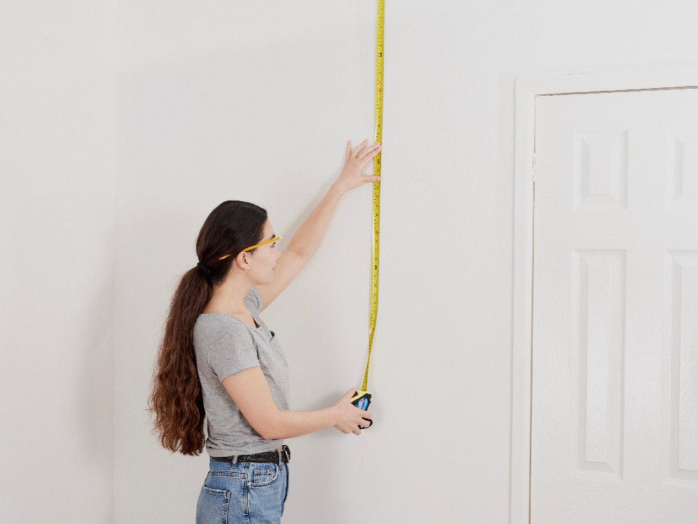Step 1: Measure the wall.