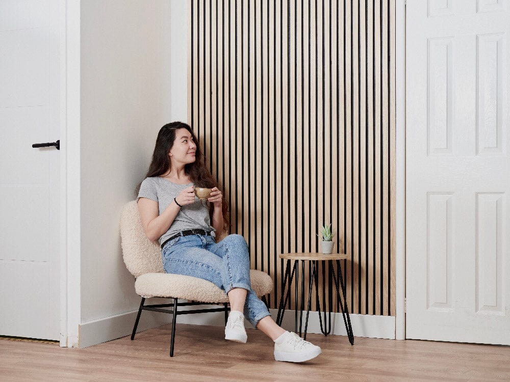 Step 7: Repeat the process for a fuller wall of panels.