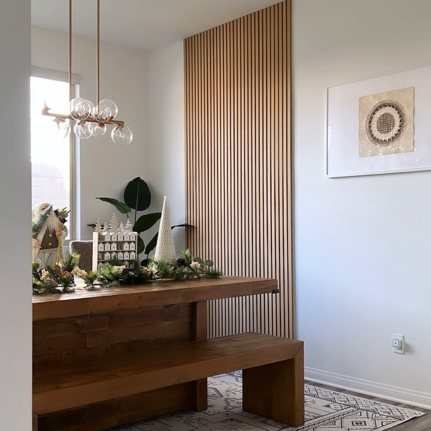 White Oak (Gray Felt) - Close Up Detail