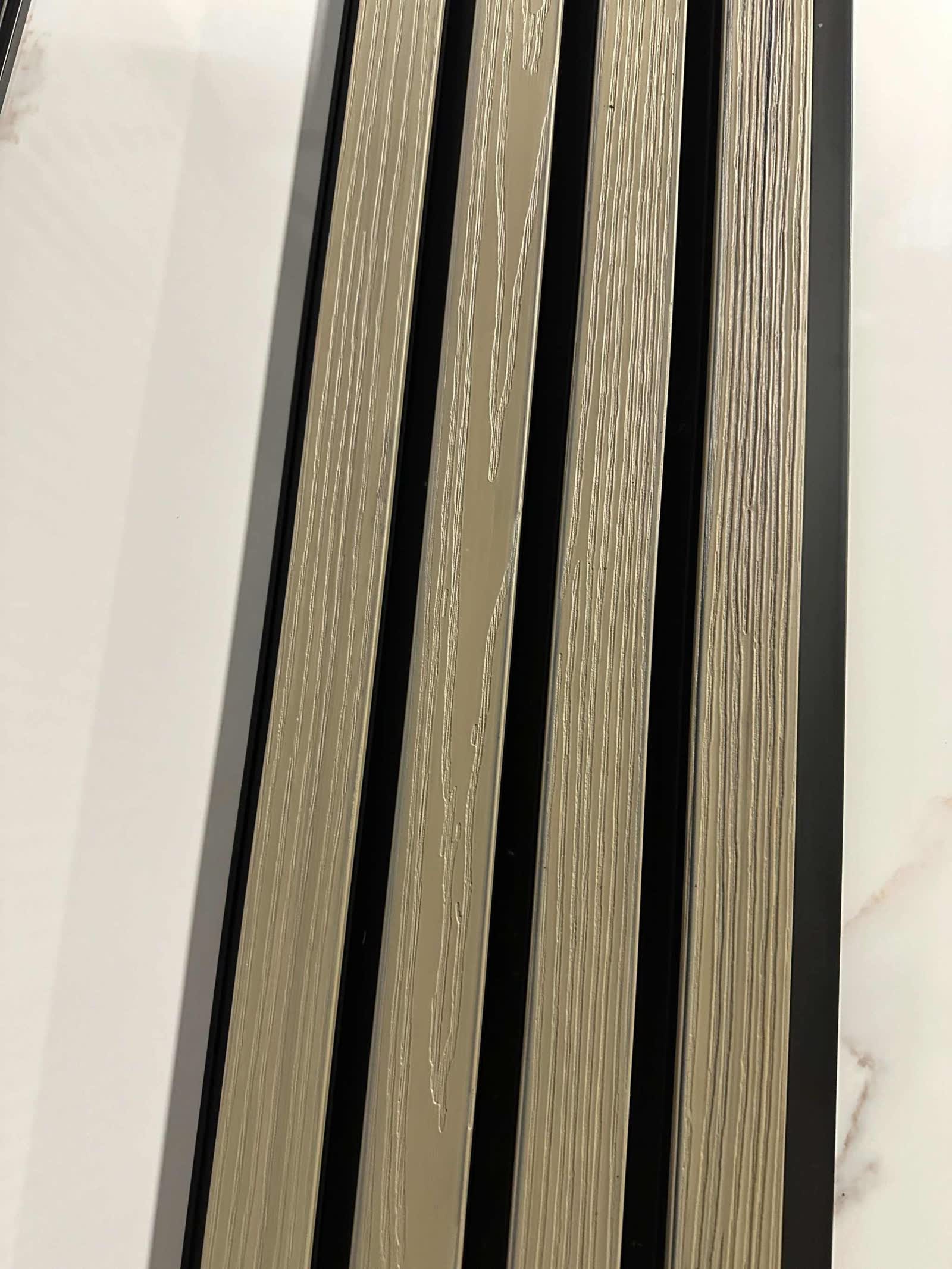 Ancient Wood and Black Exterior Cladding - Close Up Detail