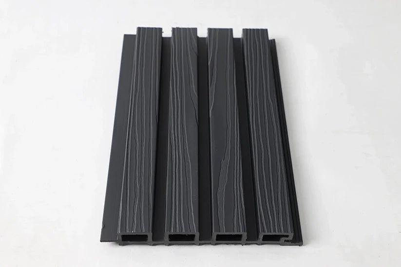 Black Composite Wide Exterior Cladding 5 Pc Box 34 4 Sq Ft - Full View - San Diego