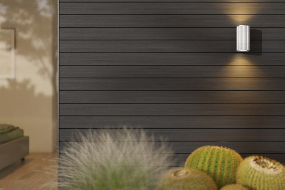 Black Exterior Shiplap Siding Boards Outdoor Wall Panels - Full View - San Diego