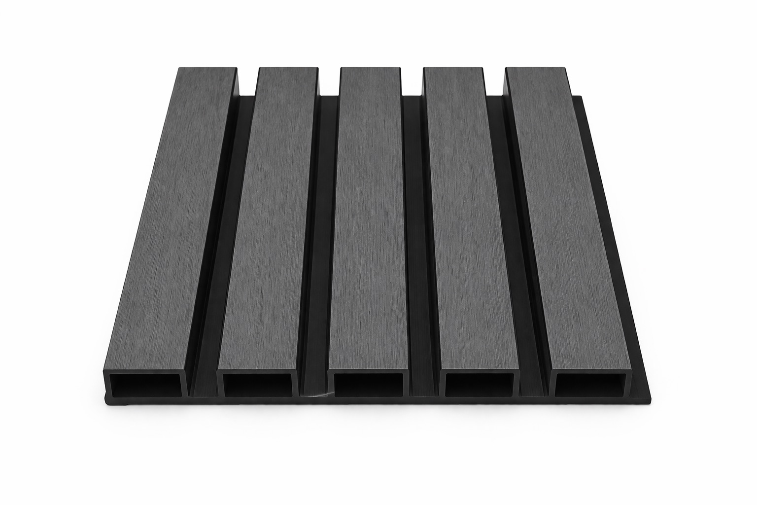 Grey and Black Exterior Composite Panel - Full View - San Diego