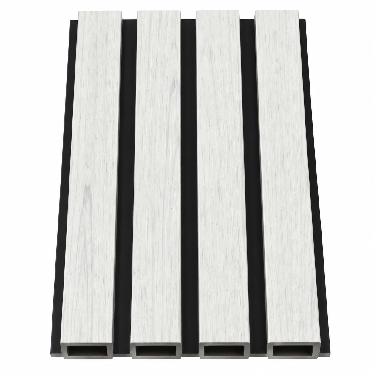 White and Black Exterior Composite Cladding - Full View - San Diego