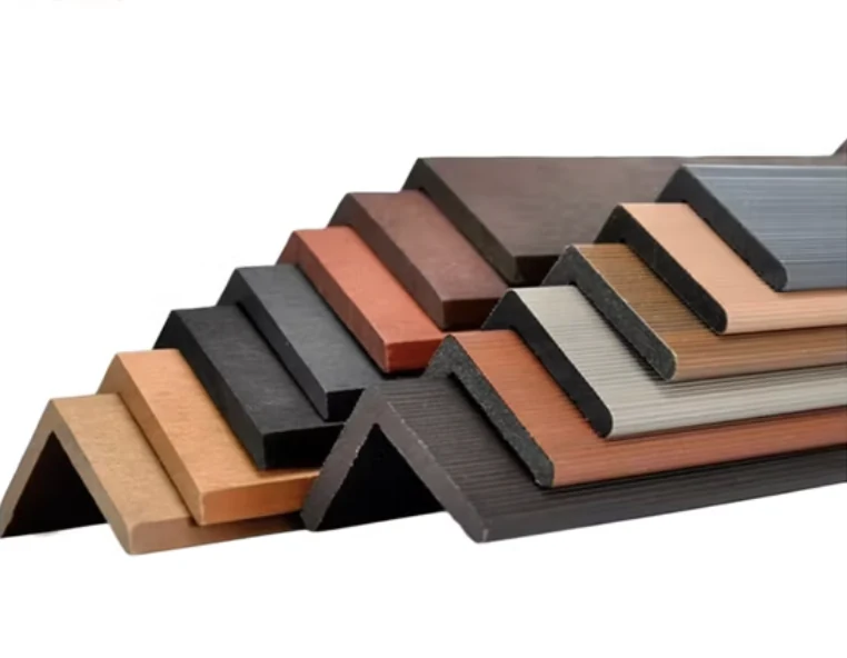 Exterior panel end cap L trim shown in multiple available colors