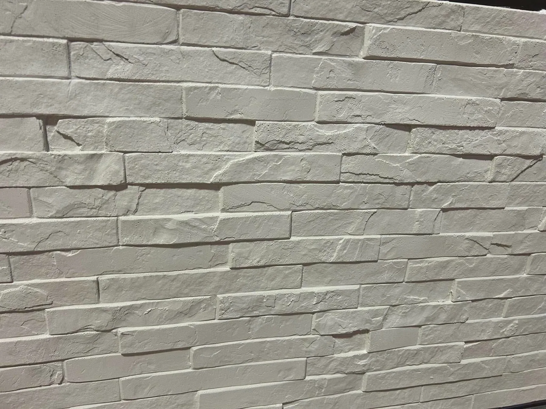 White block stone flexible wall panel texture