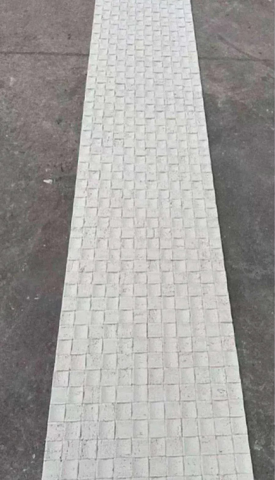 White Mosaic flexible stone texture