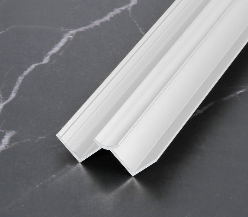 Aluminum Wall Panel Trim Inside Corner - Angle View