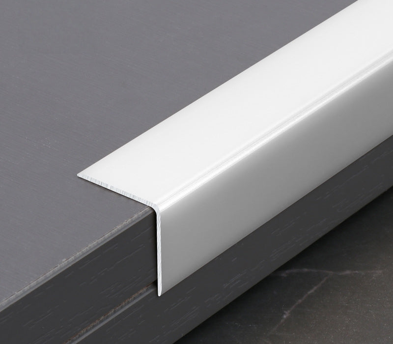 Aluminum Wall Panel Trim L Cap - Angle View