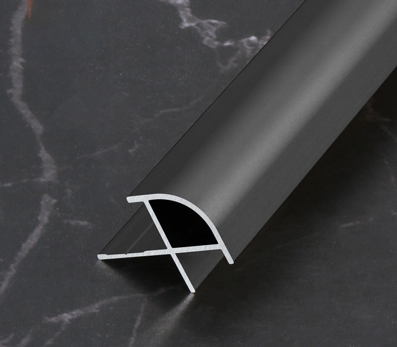 Aluminum Wall Panel Trim Outside Corner - Close Up Detail