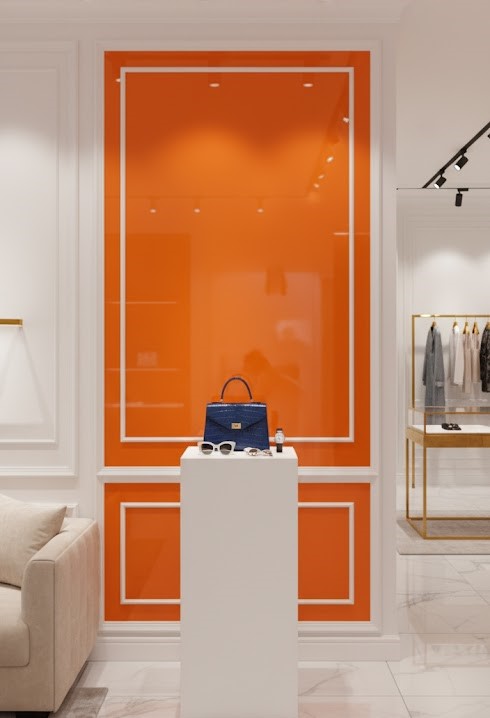 Hermes Orange - Close Up Detail