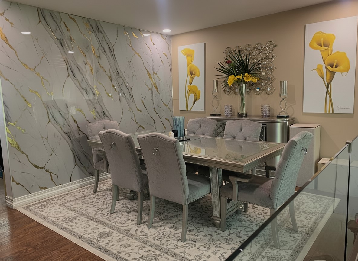 Luxe Gold Vein - Close Up Detail