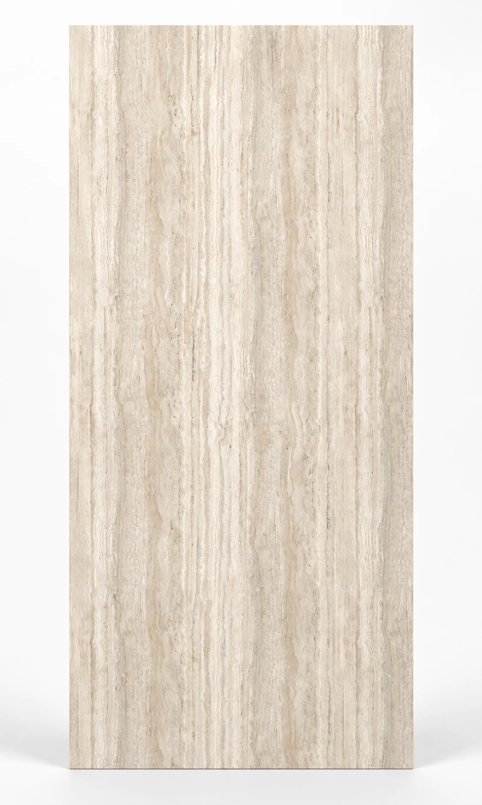 Natural Cream Travertine SPC Board — full panel view