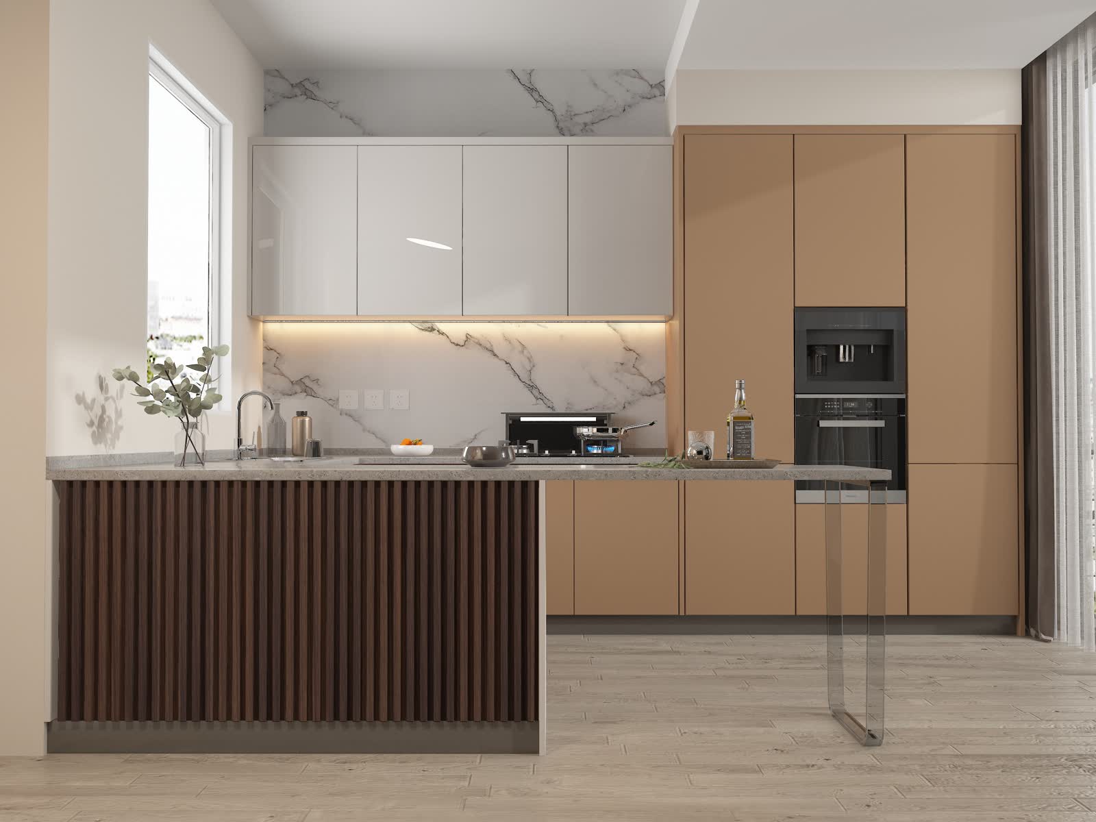 Dark Walnut Oak - Close Up Detail