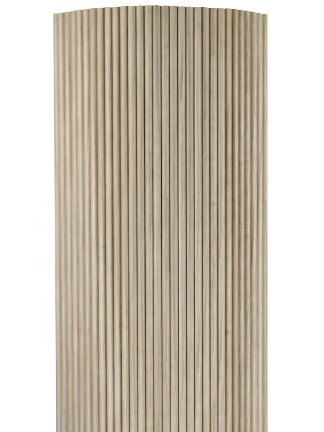 Flexible Walnut Semi-Circle Fluted Panel - Additional View