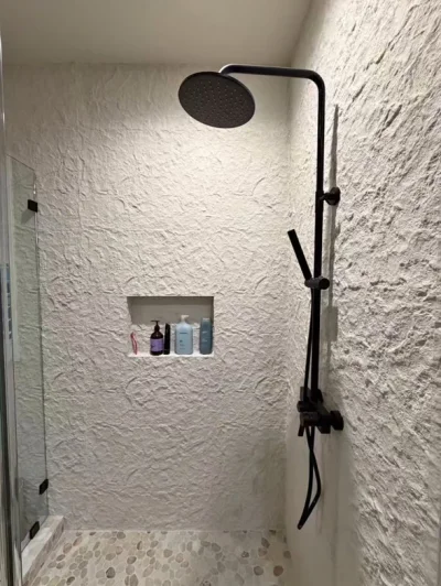 Ivory Rock wall panel finish